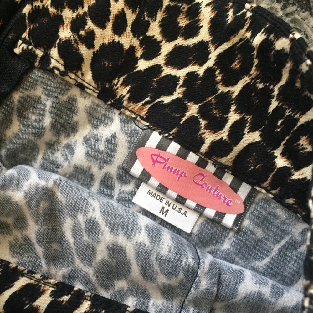 Pinup Couture Leopard Pencil Skirt - Picture 3 of 5